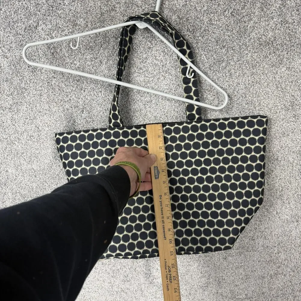 Perry Ellis Shoulder Tote Bag 11x18.5 Corporate Dropout Mod Travel Tech Noir
